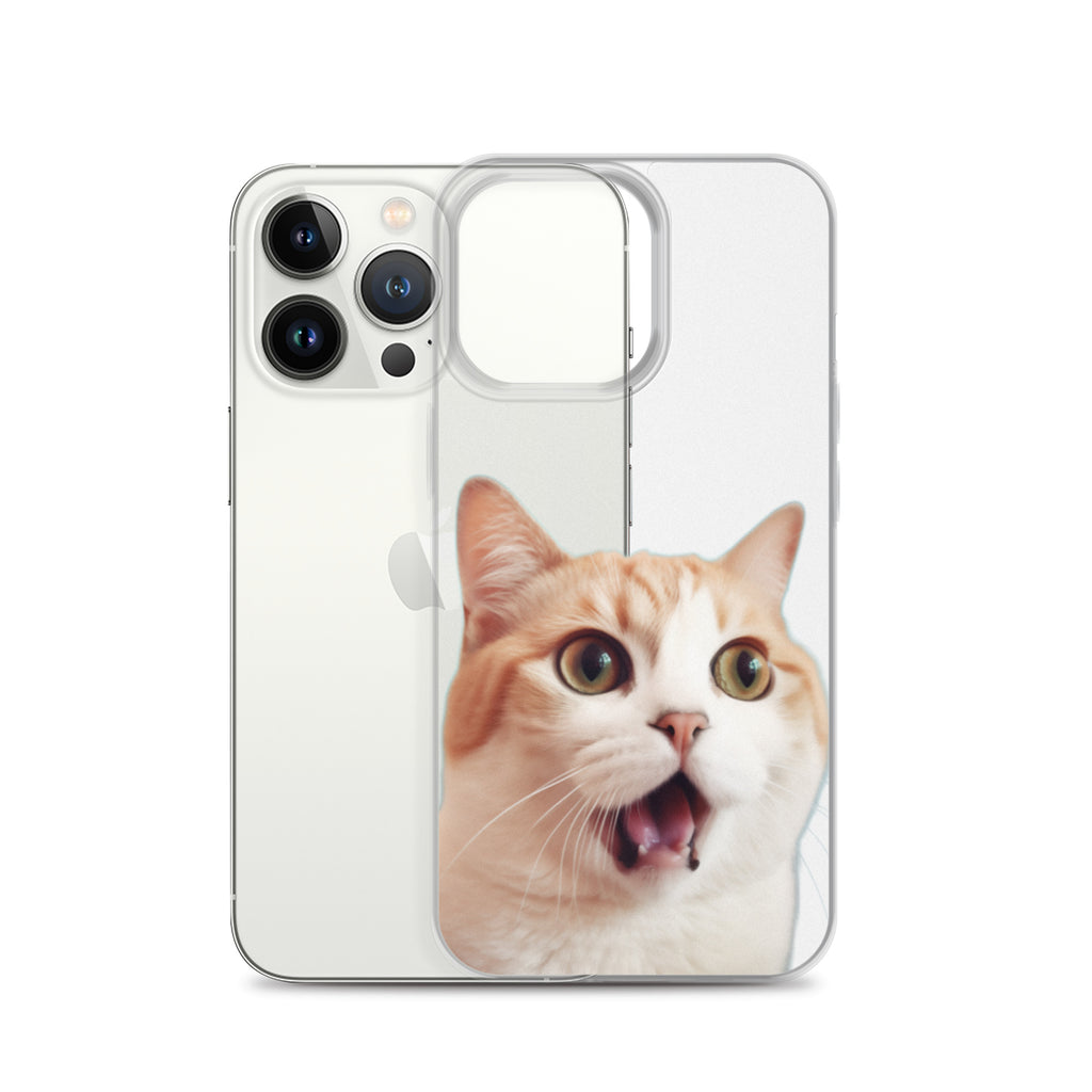 Cat E Clear Case for iPhone