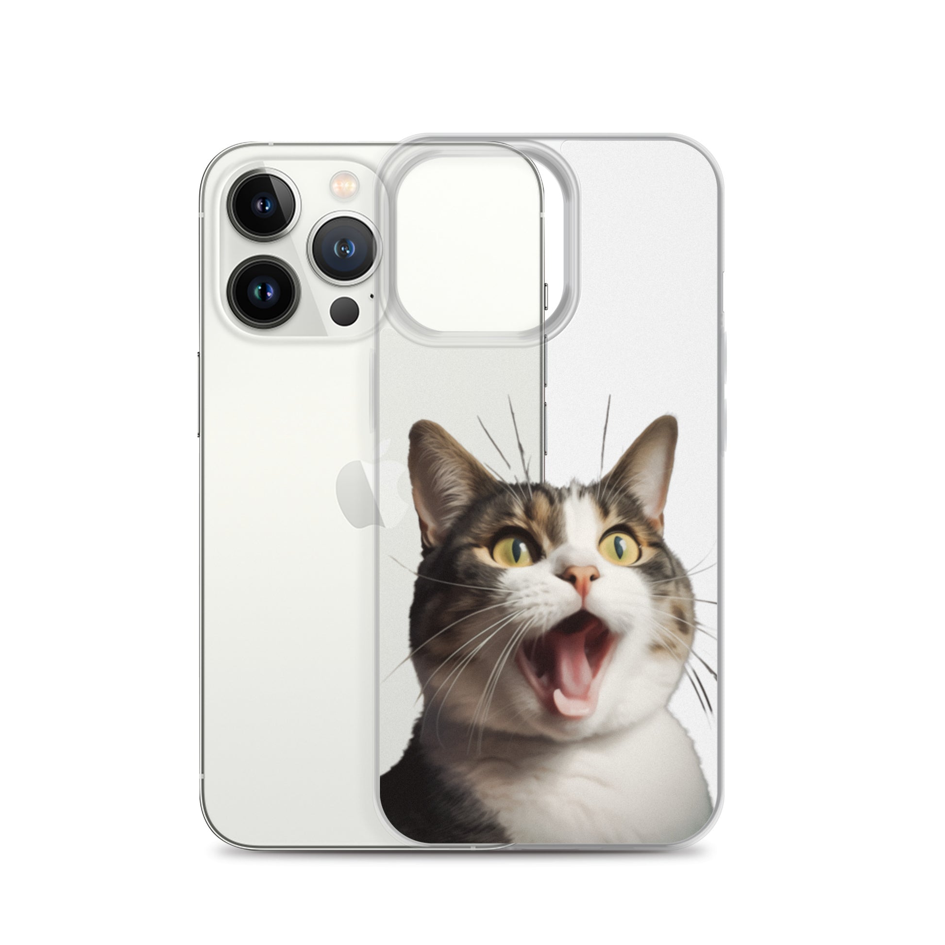 Cat H Clear Case for iPhone