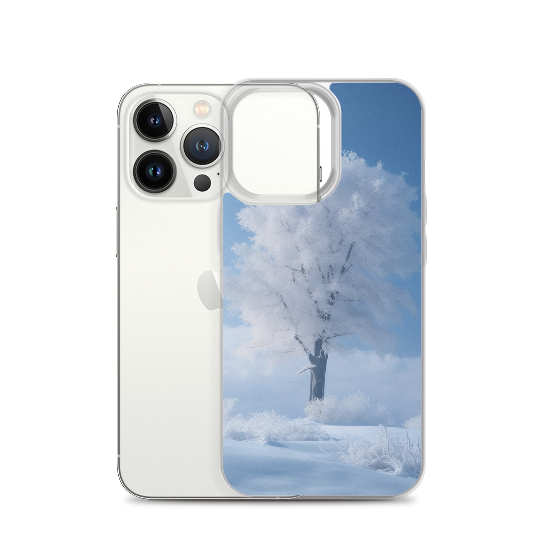 Snow Tree B Clear Case for iPhone®