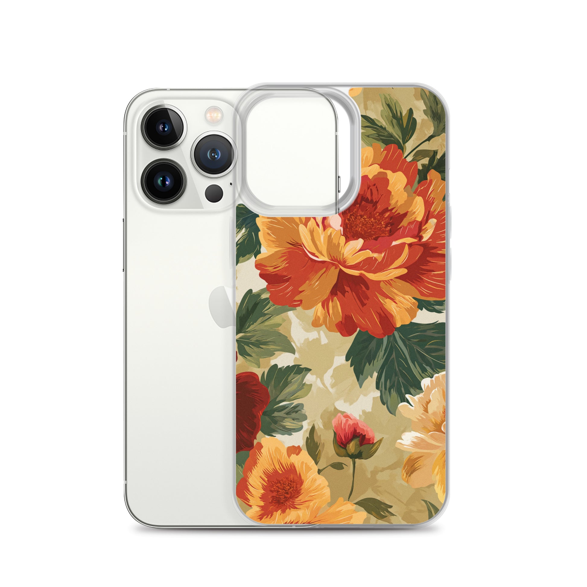 Flower Angel Clear Case for iPhone®