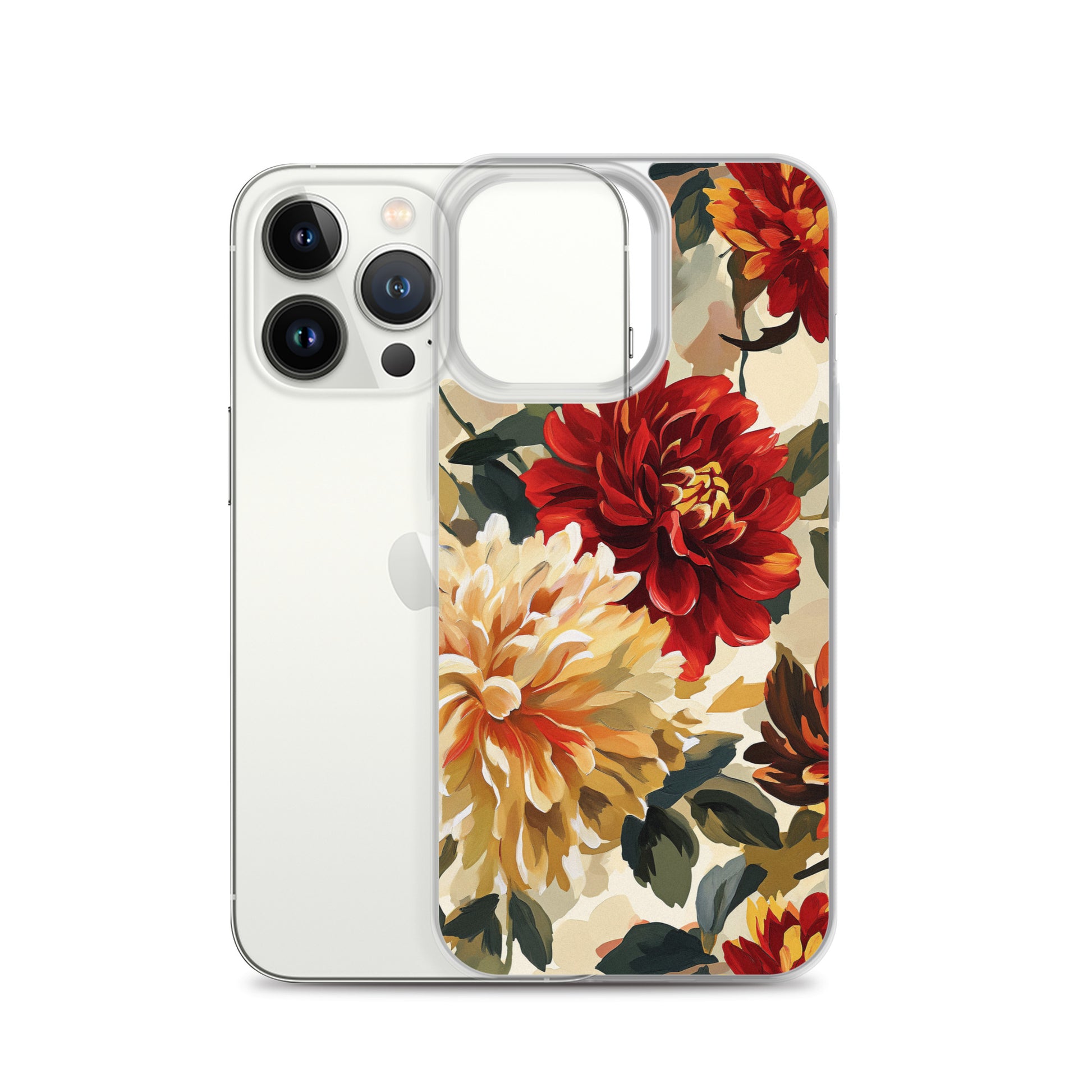 Flower Coral Clear Case for iPhone®