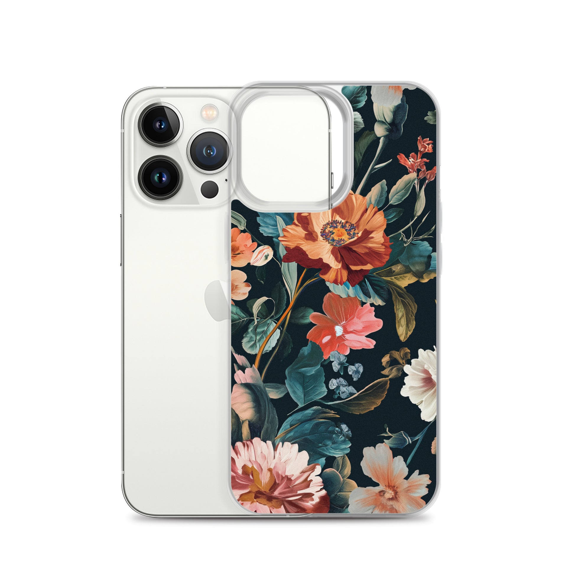 Flower Golden Clear Case for iPhone®