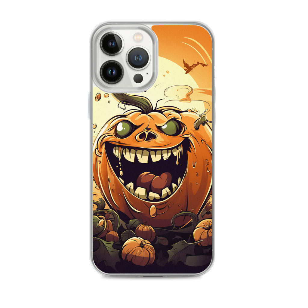 Halloween Pumpkin B Clear Case for iPhone