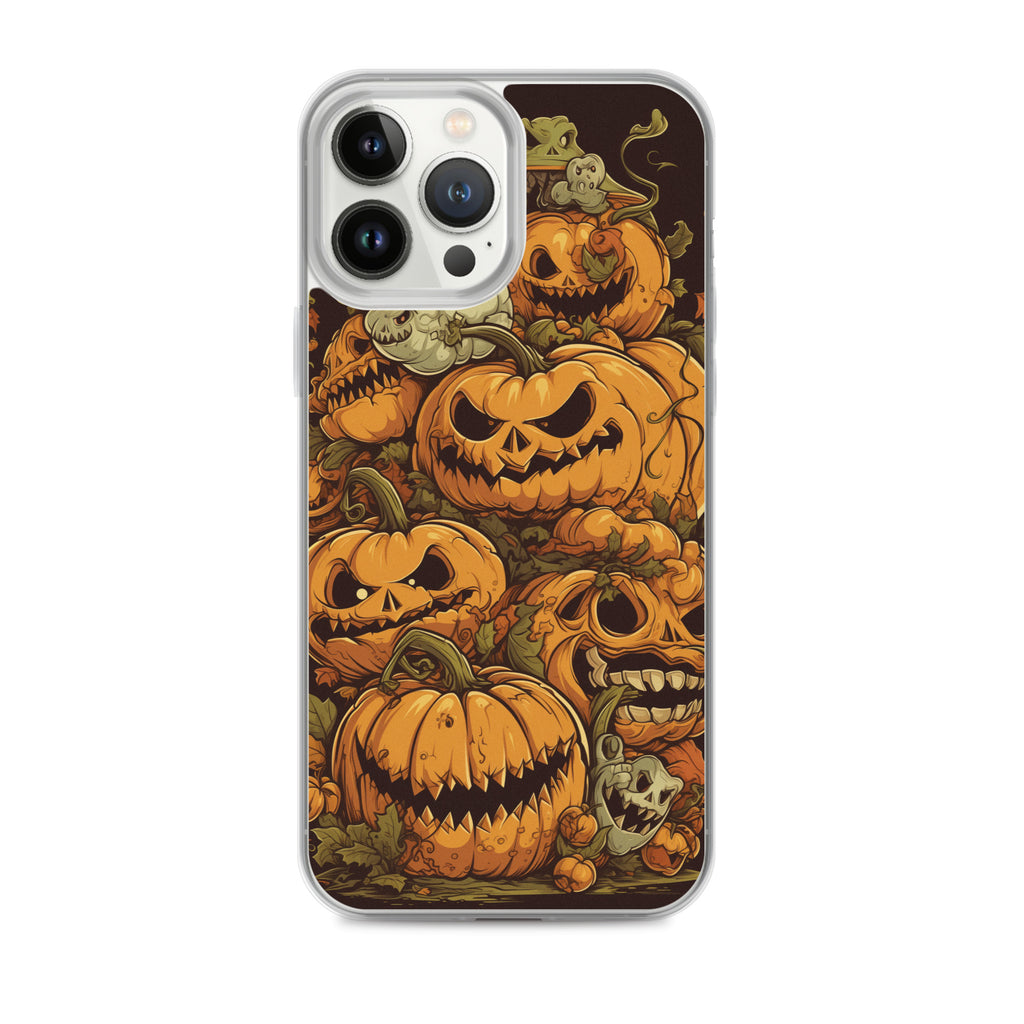 Halloween Pumpkin C Clear Case for iPhone