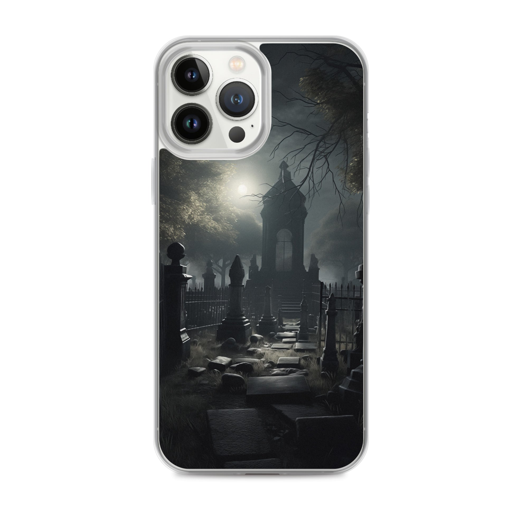 Cemetery D Clear Case for iPhone
