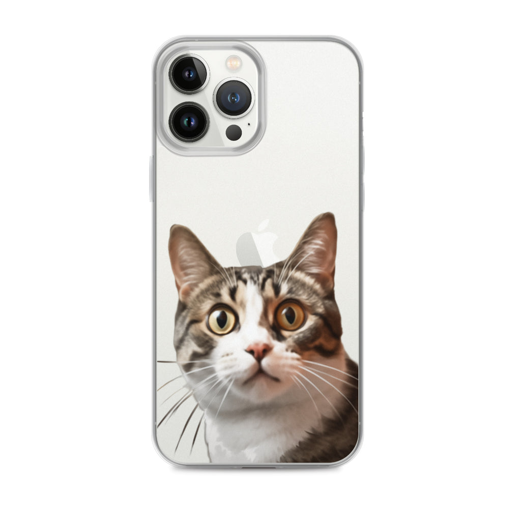 Cat D Clear Case for iPhone