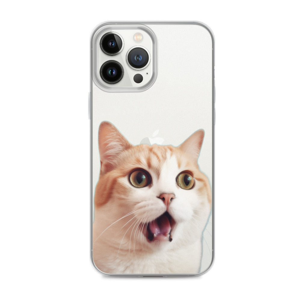 Cat E Clear Case for iPhone