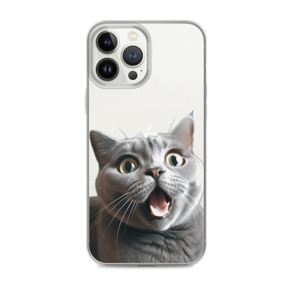 Cat F Clear Case for iPhone