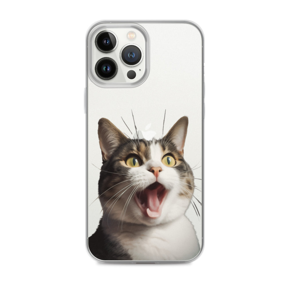 Cat H Clear Case for iPhone