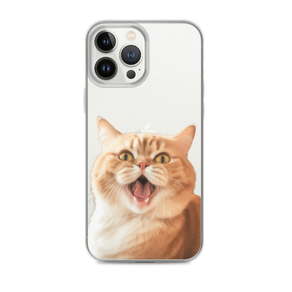 Cat K Clear Case for iPhone