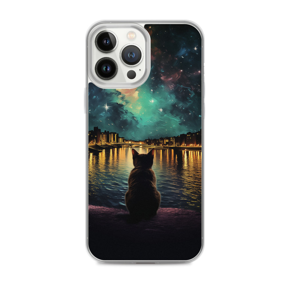 River Cat A Clear Case for iPhone