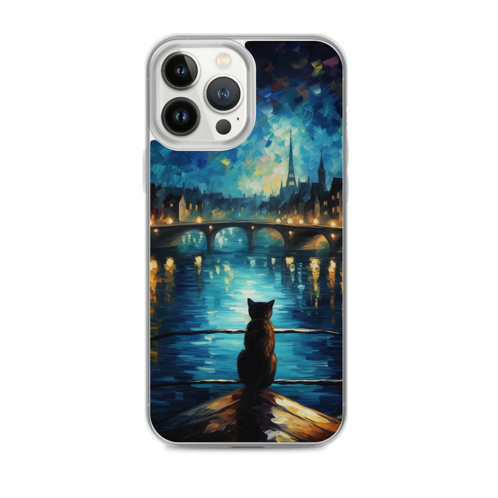 River Cat B Clear Case for iPhone