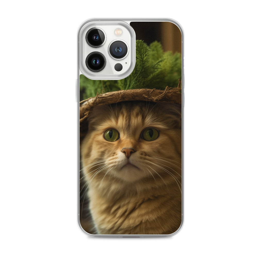 Cat Hat D Clear Case for iPhone