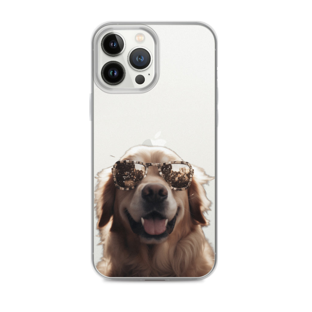 Glasses Dog K Clear Case for iPhone