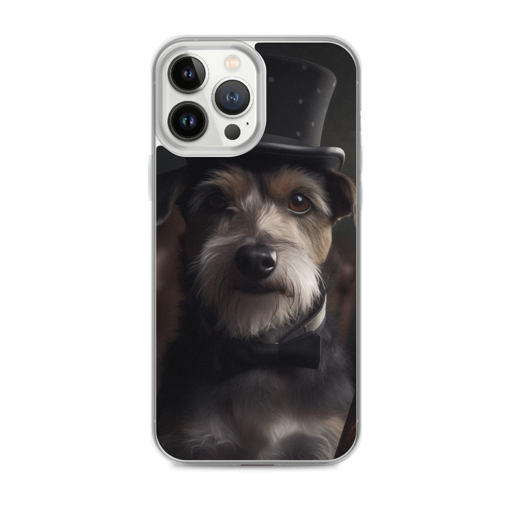 Top Hat Dog C Clear Case for iPhone