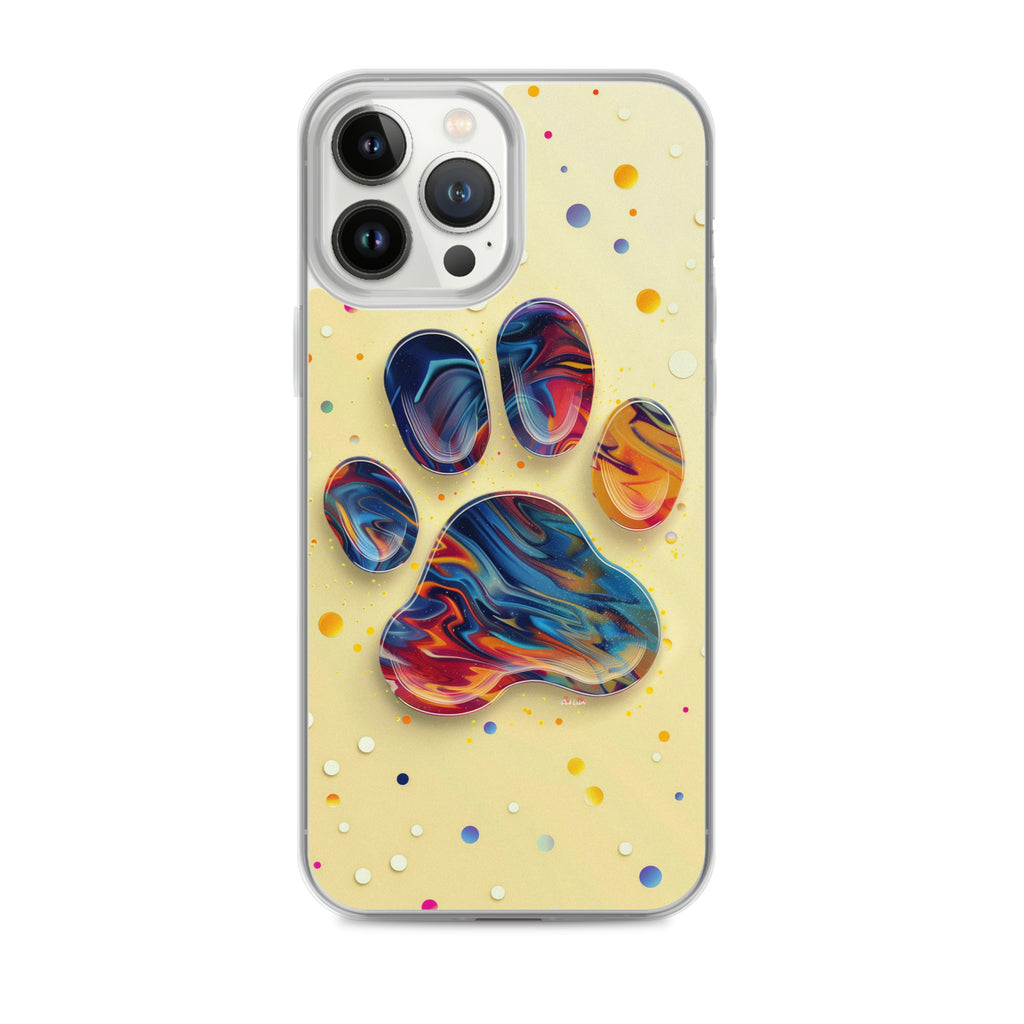 Artistic PawPrints  Aurora Clear Case for iPhone®