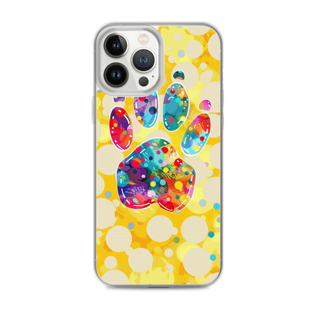 Artistic PawPrints Borealis Clear Case for iPhone®