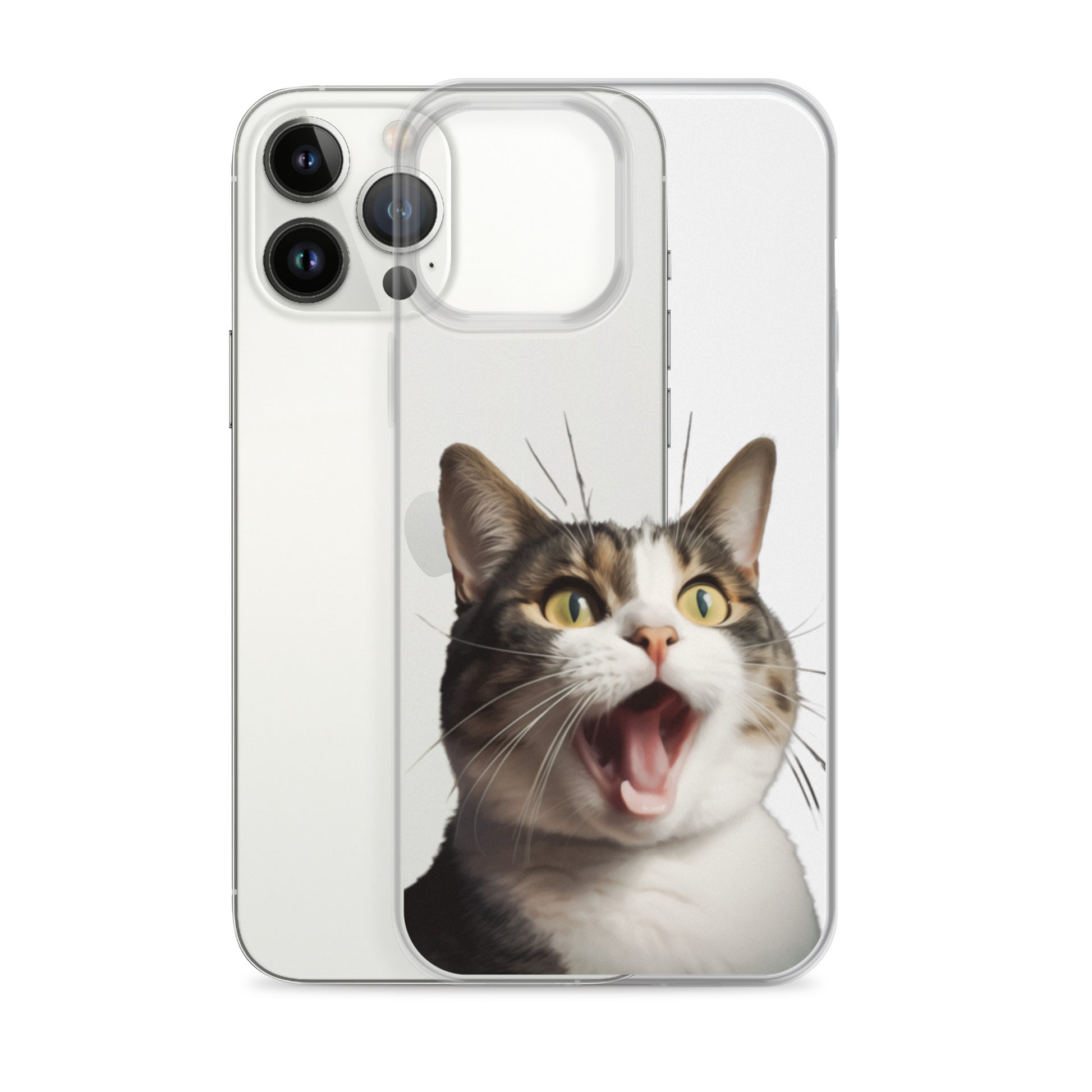 Cat H Clear Case for iPhone