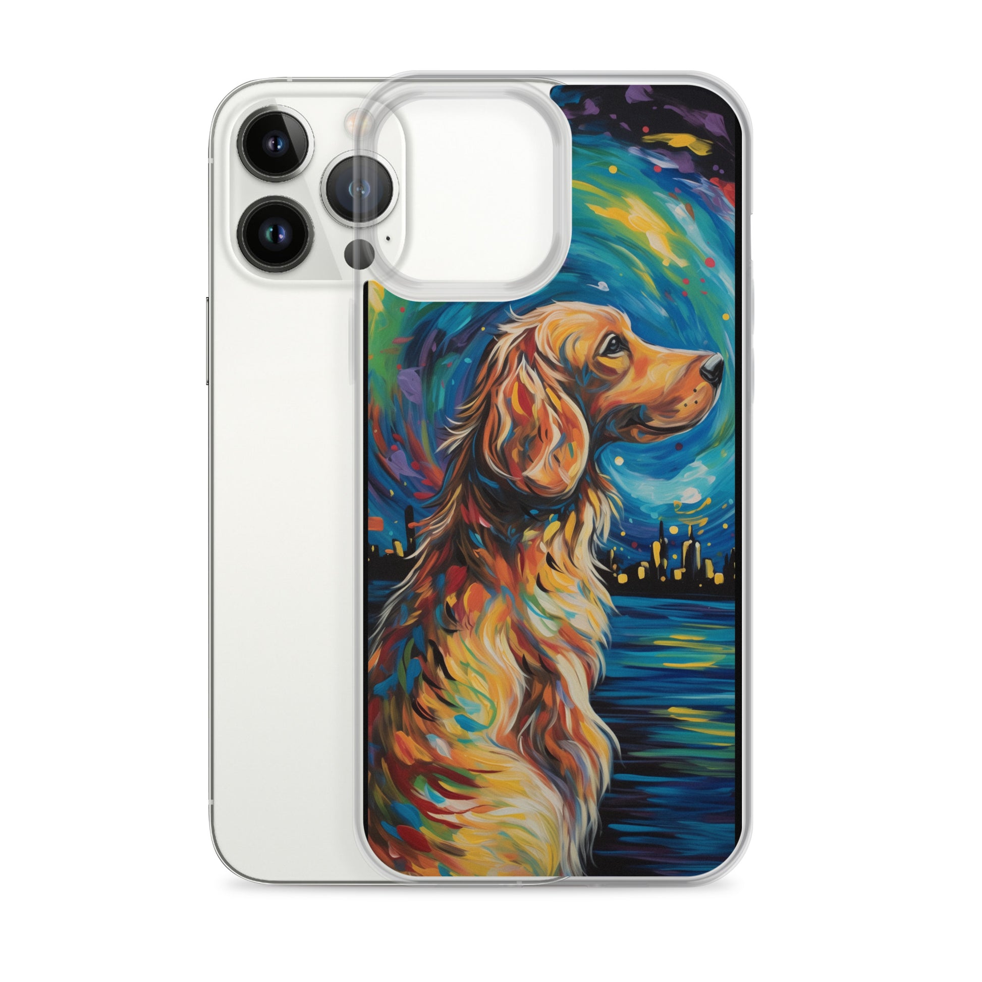 Van Gogh dog F Clear Case for iPhone