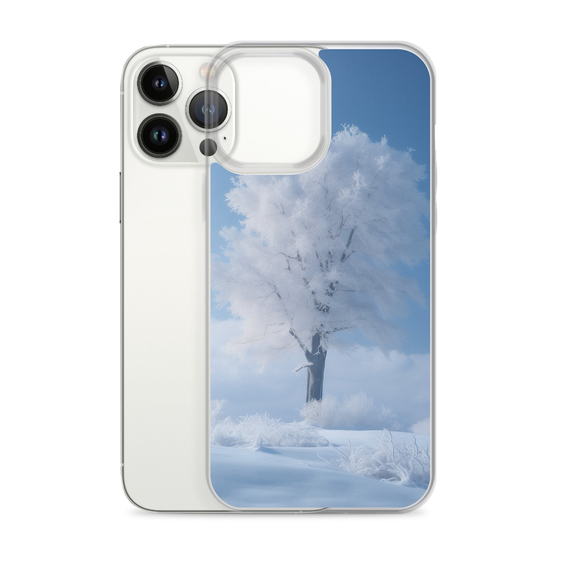 Snow Tree B Clear Case for iPhone®