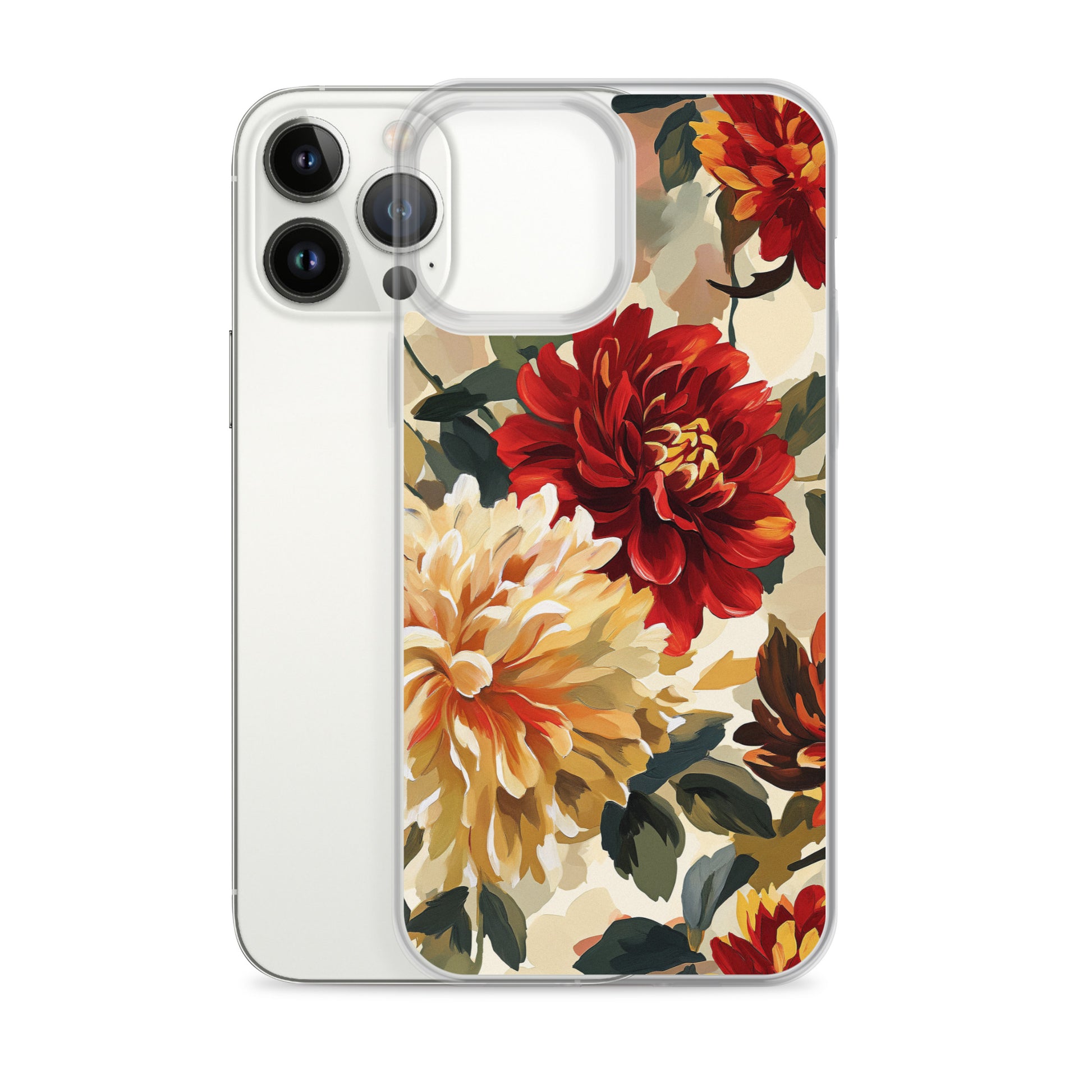 Flower Coral Clear Case for iPhone®