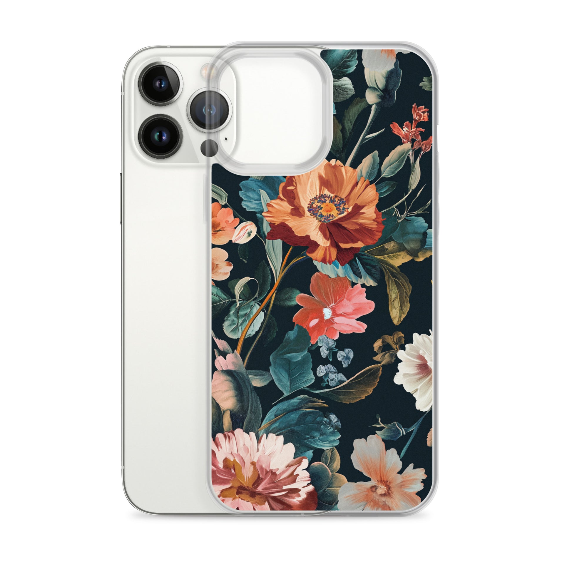 Flower Golden Clear Case for iPhone®