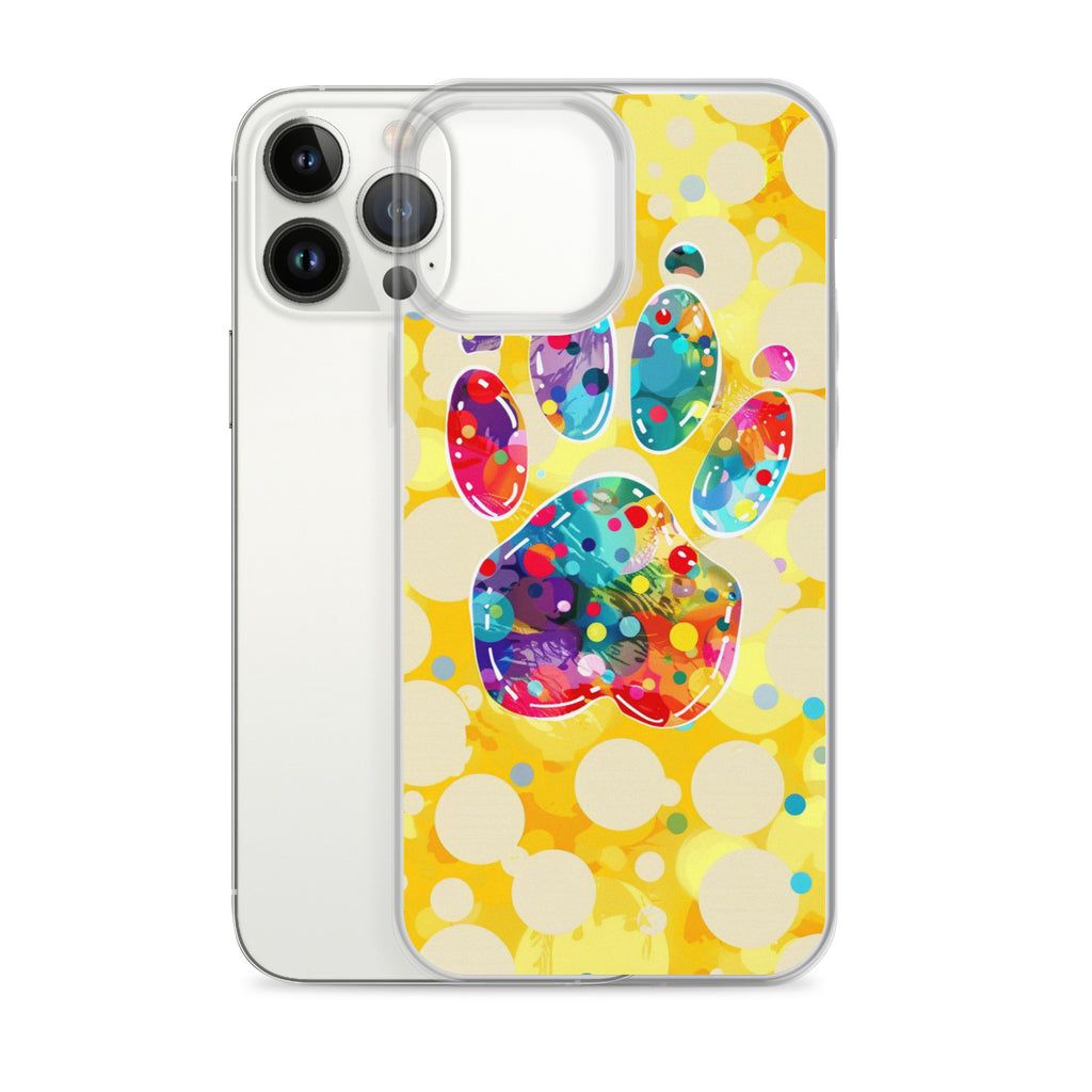 Artistic PawPrints Borealis Clear Case for iPhone®