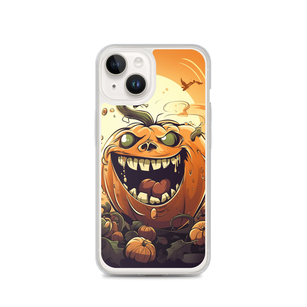 Halloween Pumpkin B Clear Case for iPhone