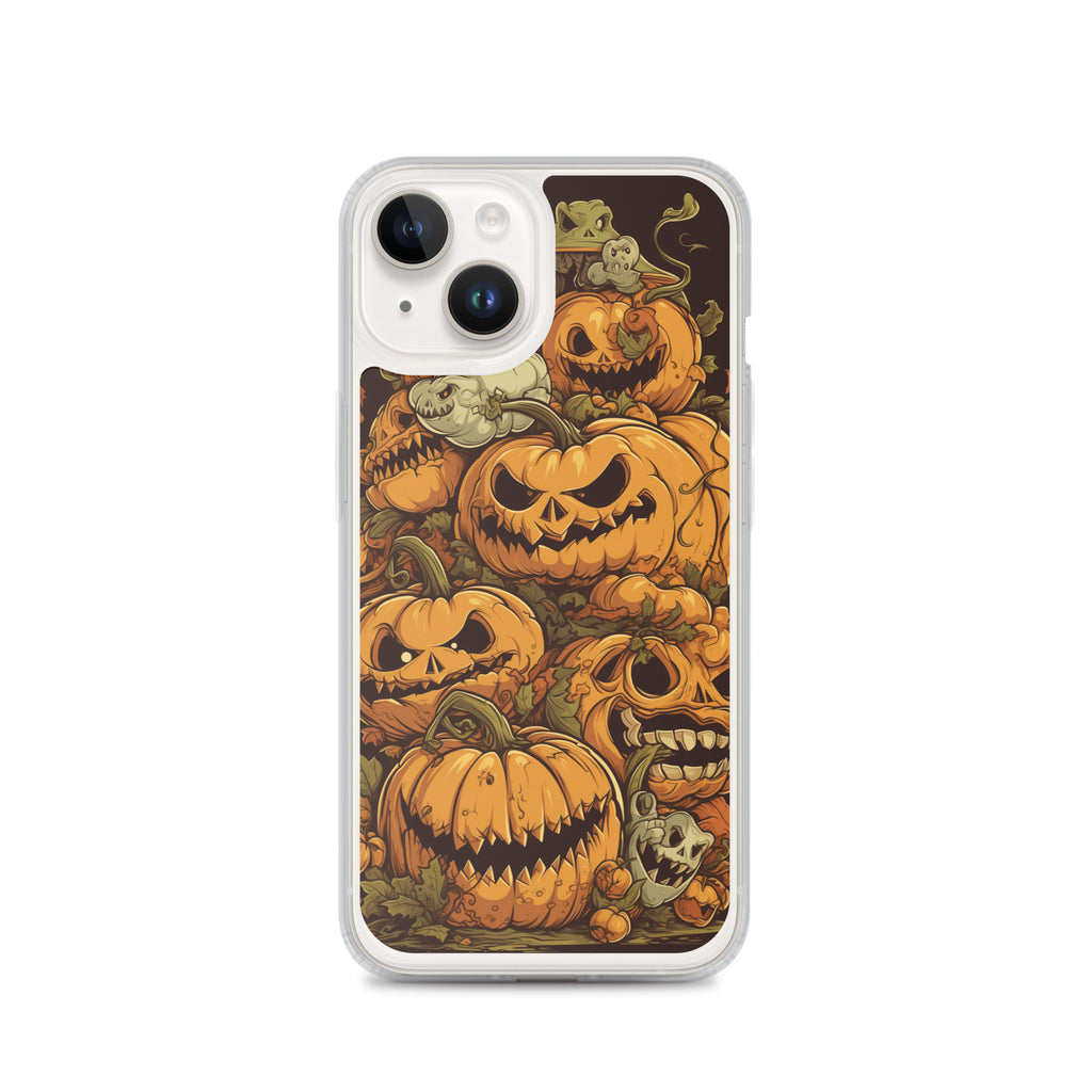 Halloween Pumpkin C Clear Case for iPhone