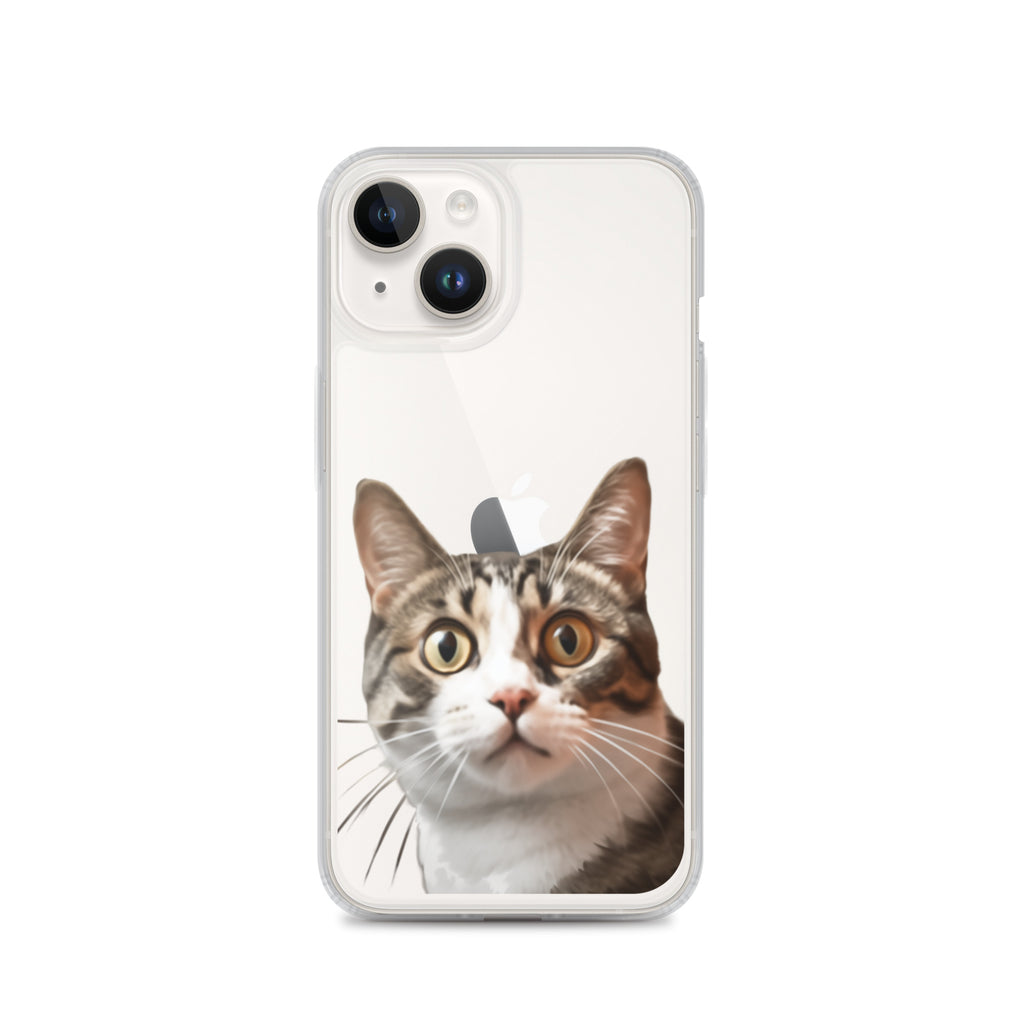 Cat D Clear Case for iPhone