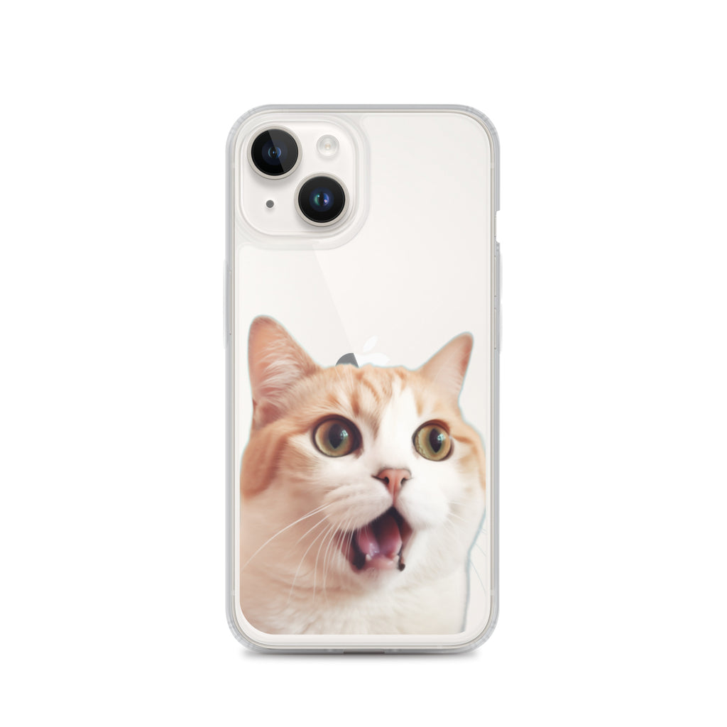 Cat E Clear Case for iPhone