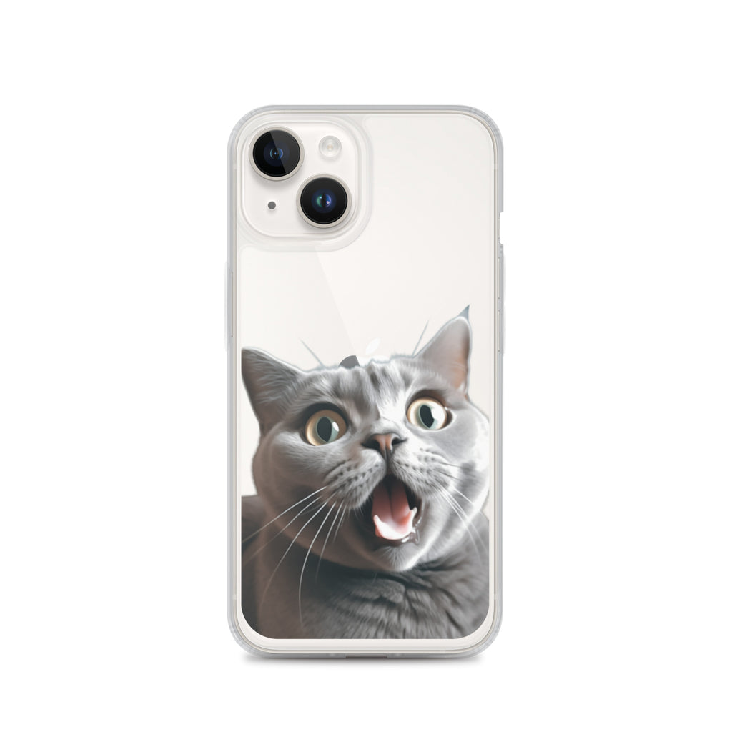 Cat F Clear Case for iPhone