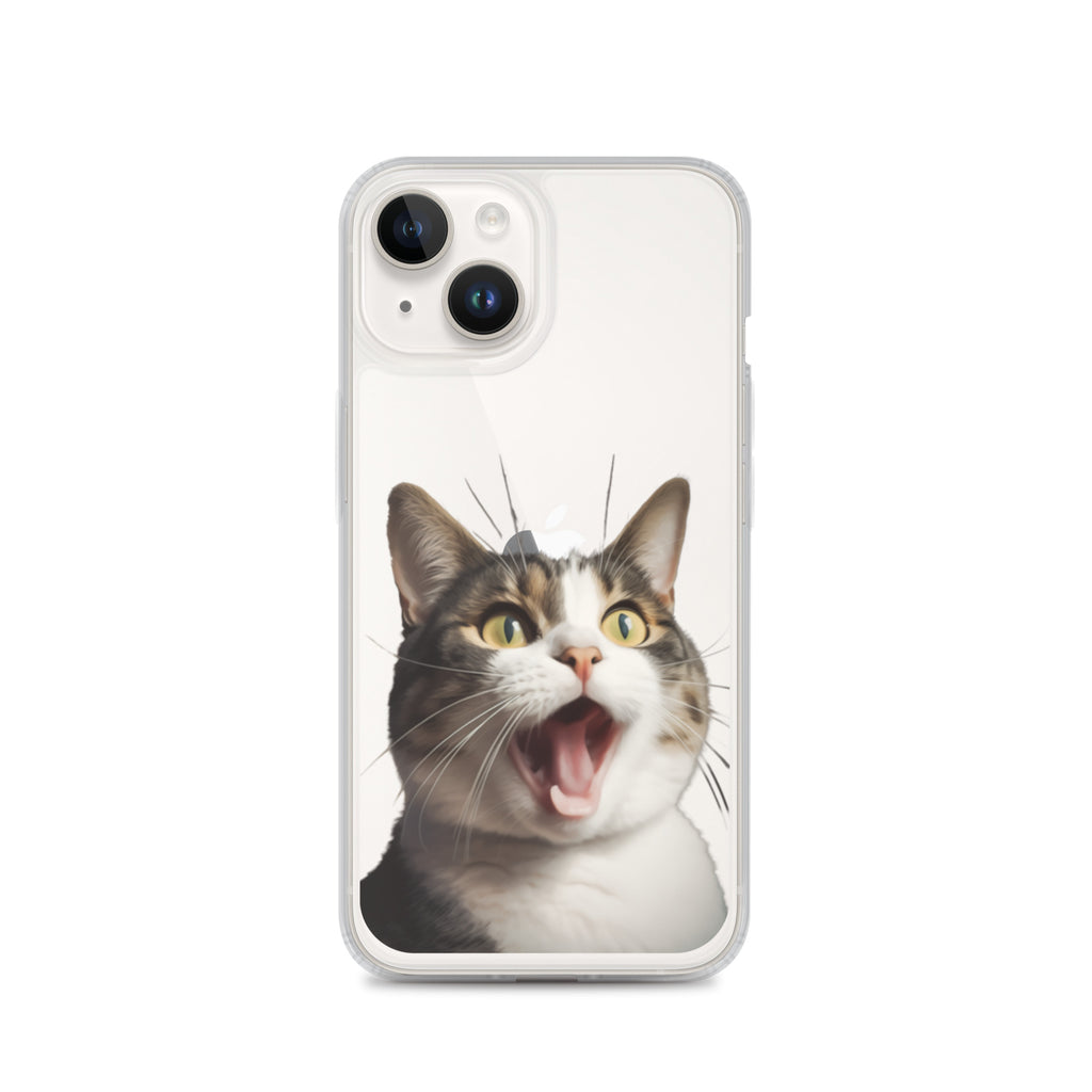 Cat H Clear Case for iPhone