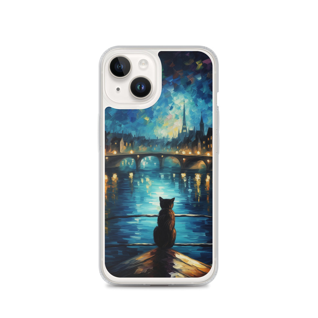 River Cat B Clear Case for iPhone