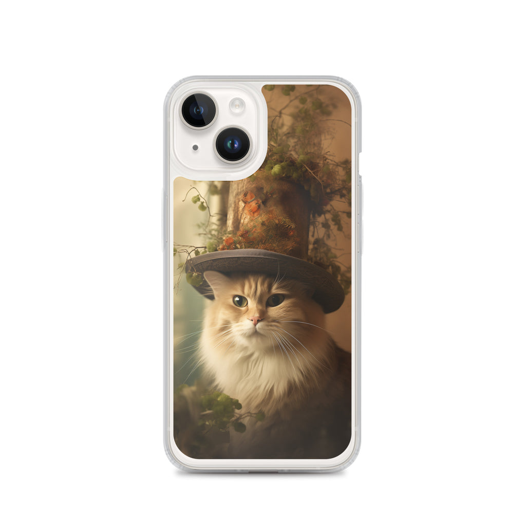 Cat Hat A Clear Case for iPhone