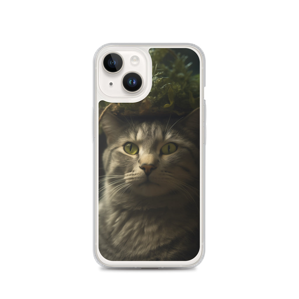 Cat Hat C Clear Case for iPhone