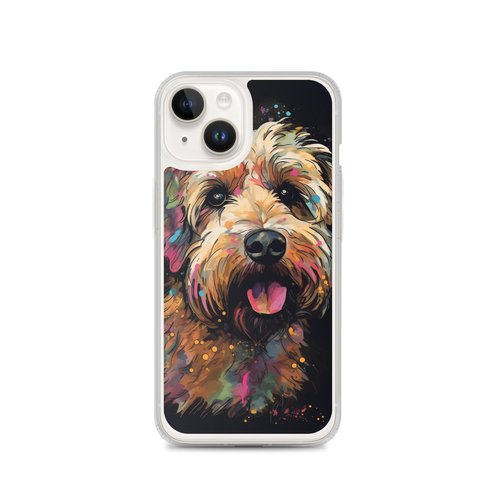 Van Gogh Style Dog A Clear Case for iPhone