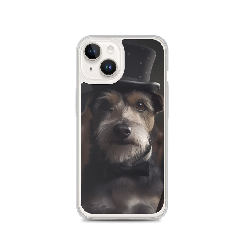 Top Hat Dog C Clear Case for iPhone