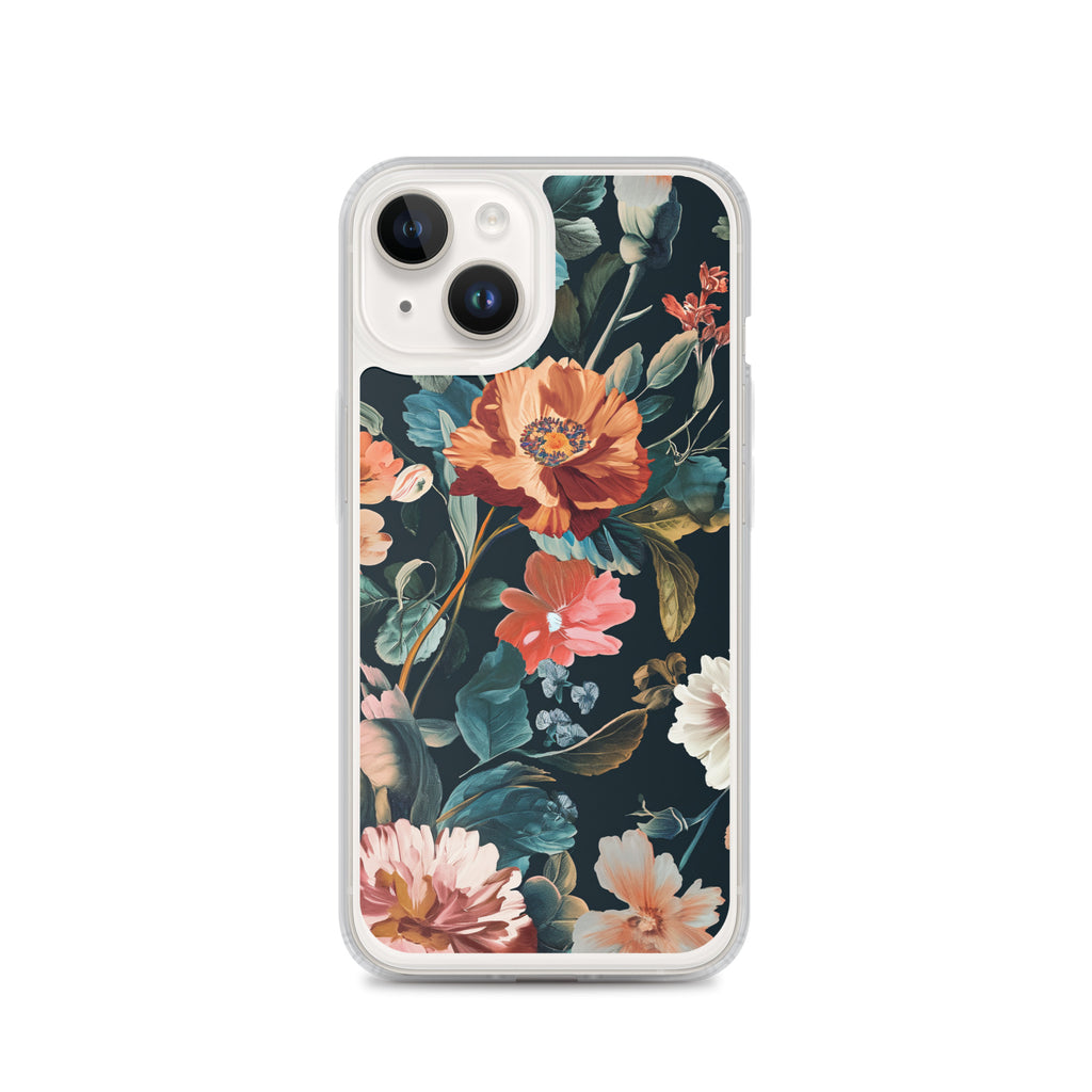 Flower Golden Clear Case for iPhone®