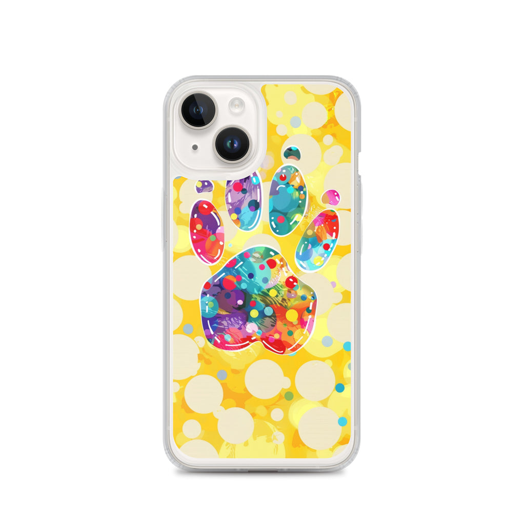 Artistic PawPrints Borealis Clear Case for iPhone®