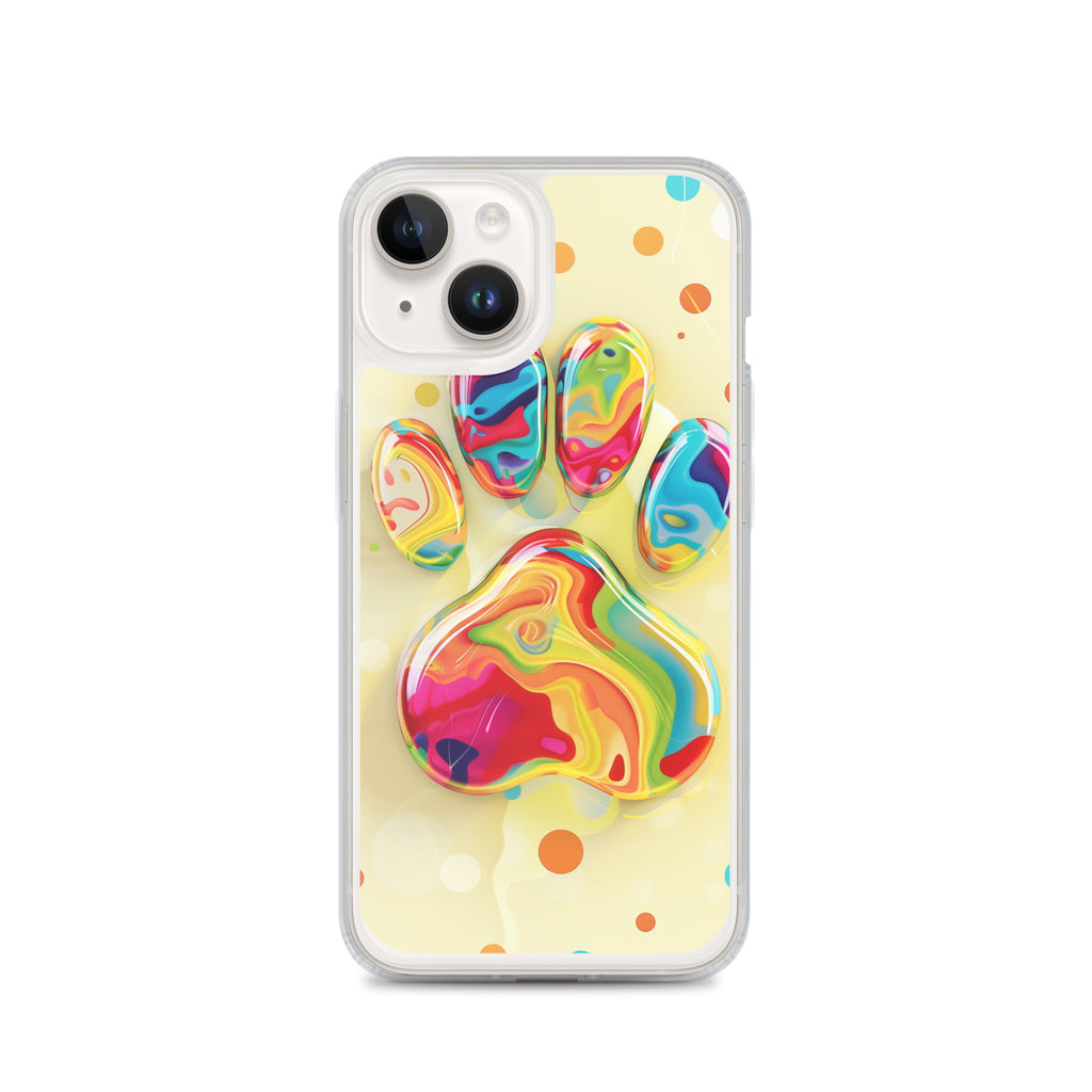 Artistic PawPrints Celestia Clear Case for iPhone®