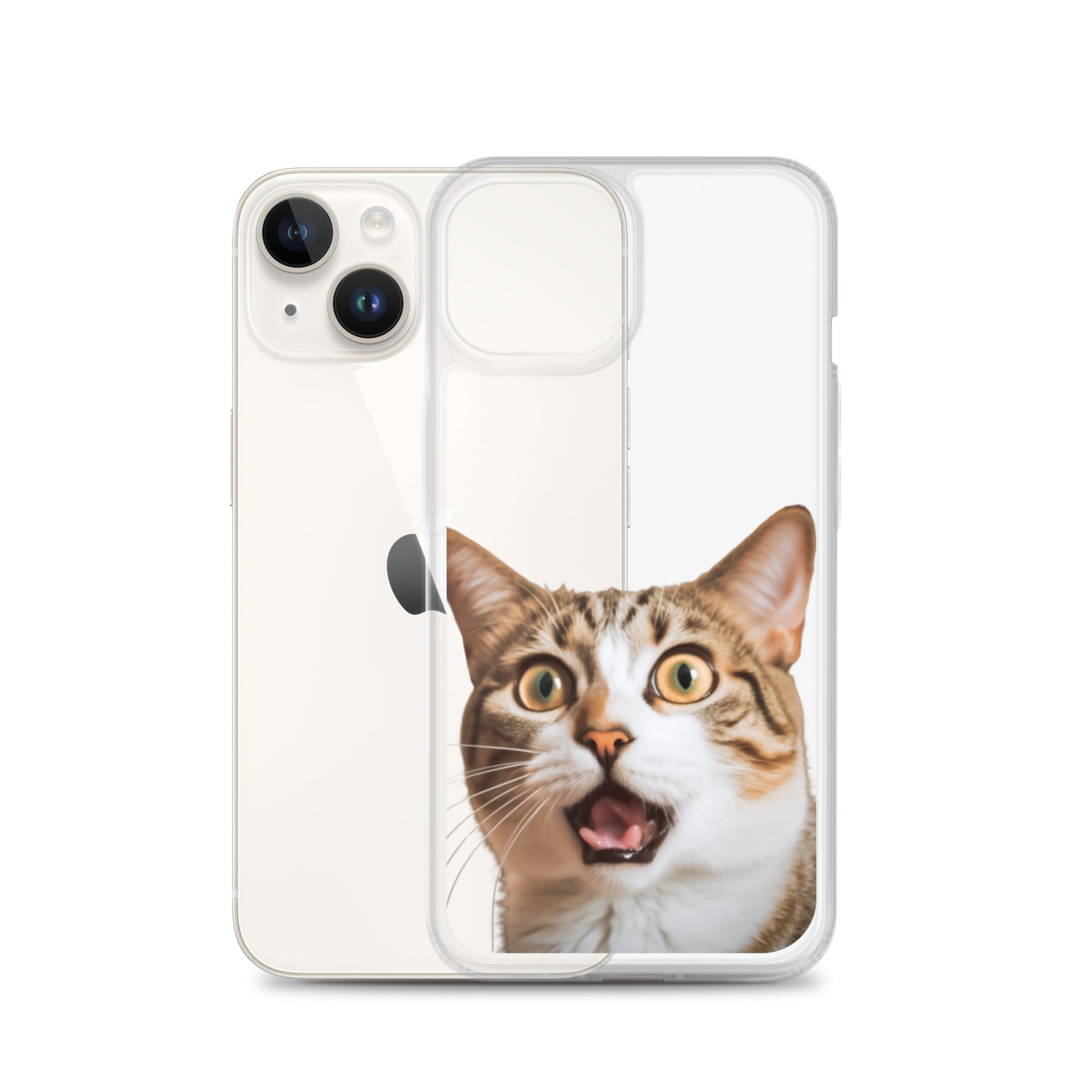 Cat A Clear Case for iPhone