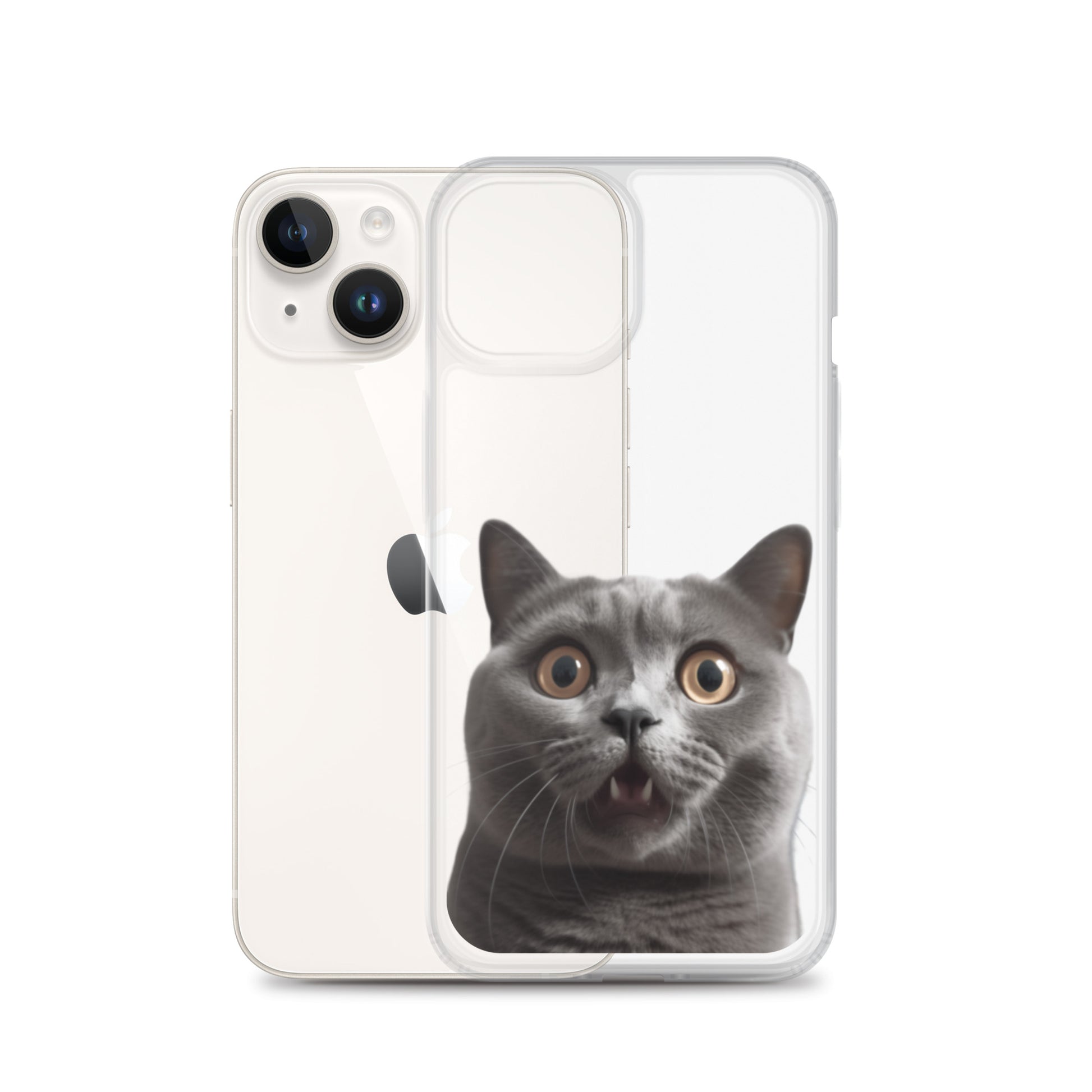 Cat B Clear Case for iPhone