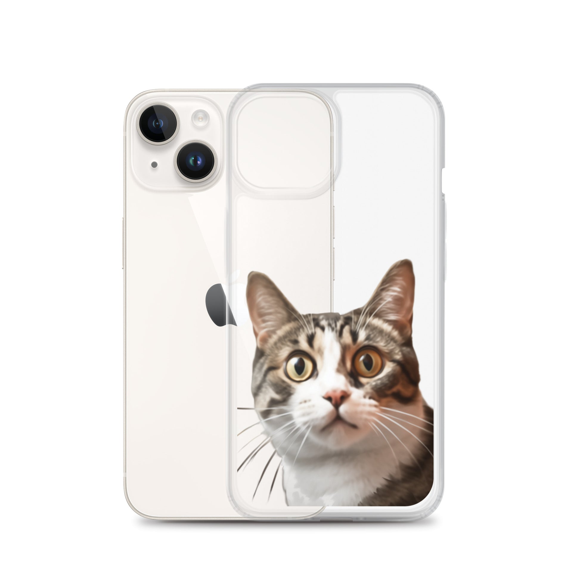 Cat D Clear Case for iPhone
