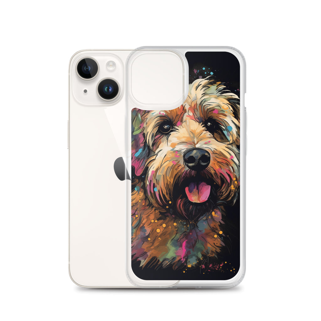Van Gogh Style Dog A Clear Case for iPhone