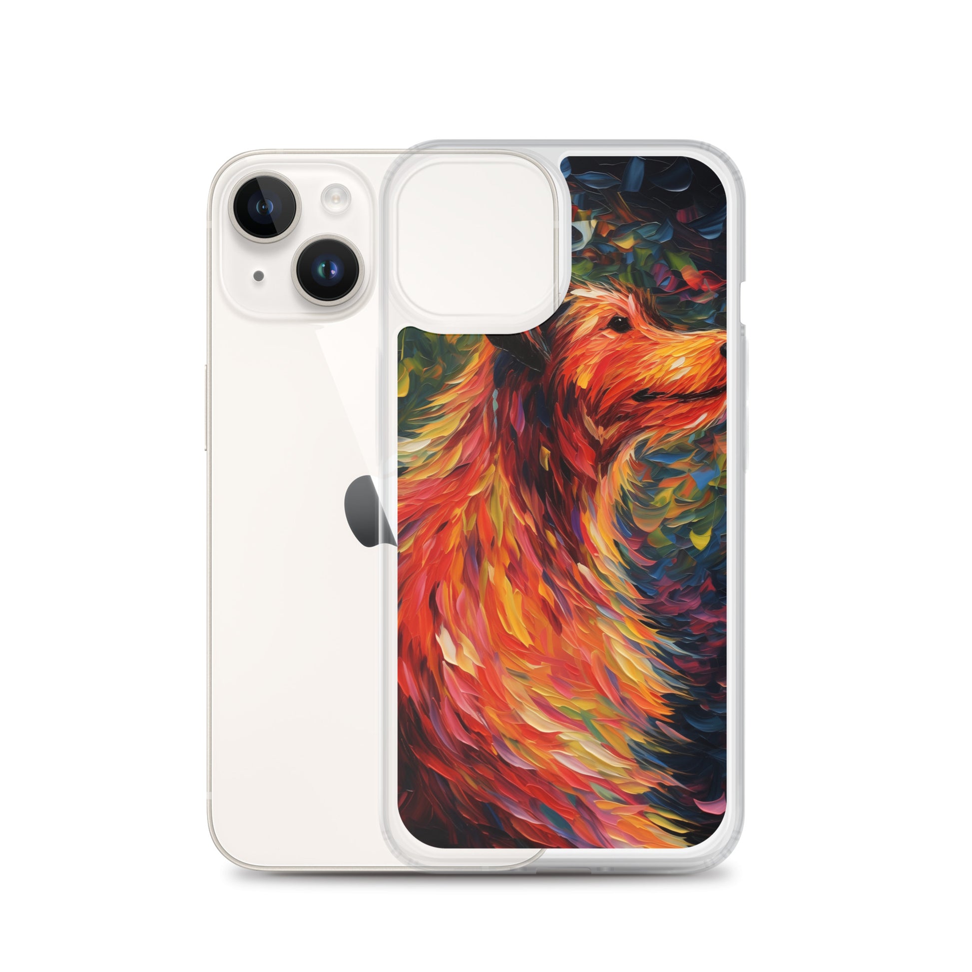 Van Gogh dog C Clear Case for iPhone