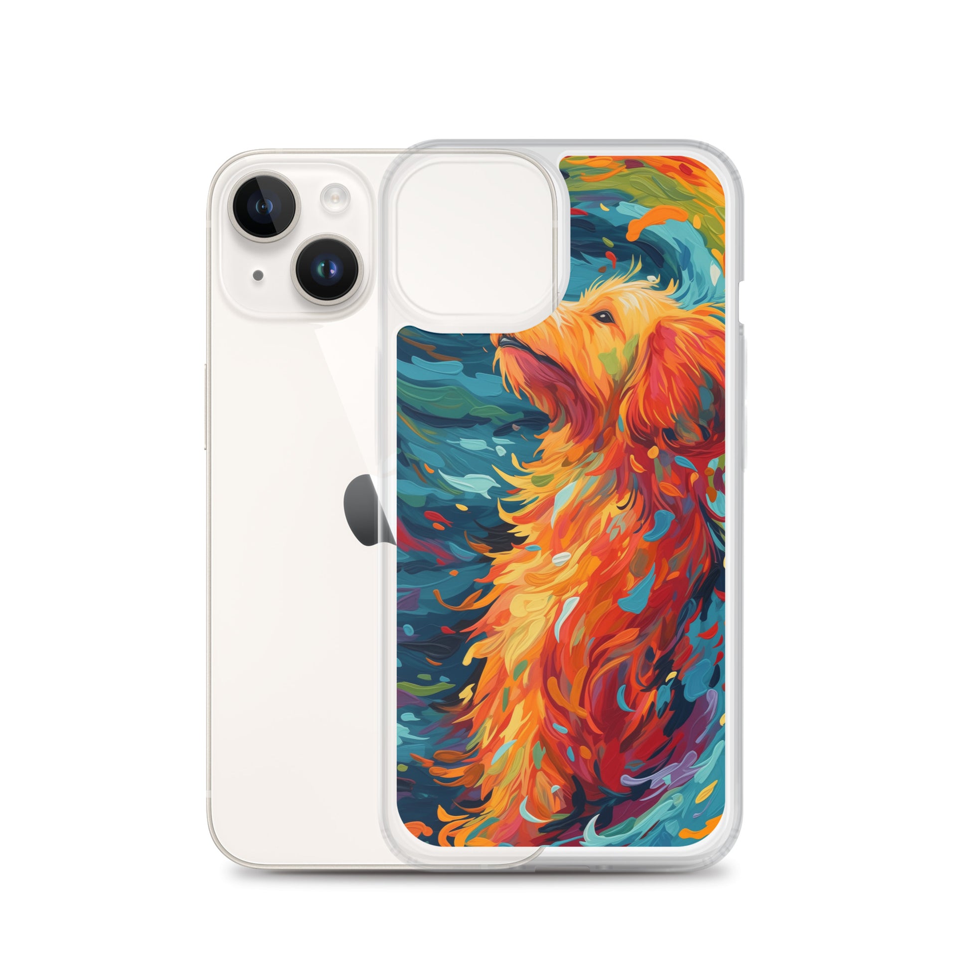 Van Gogh dog B Clear Case for iPhone