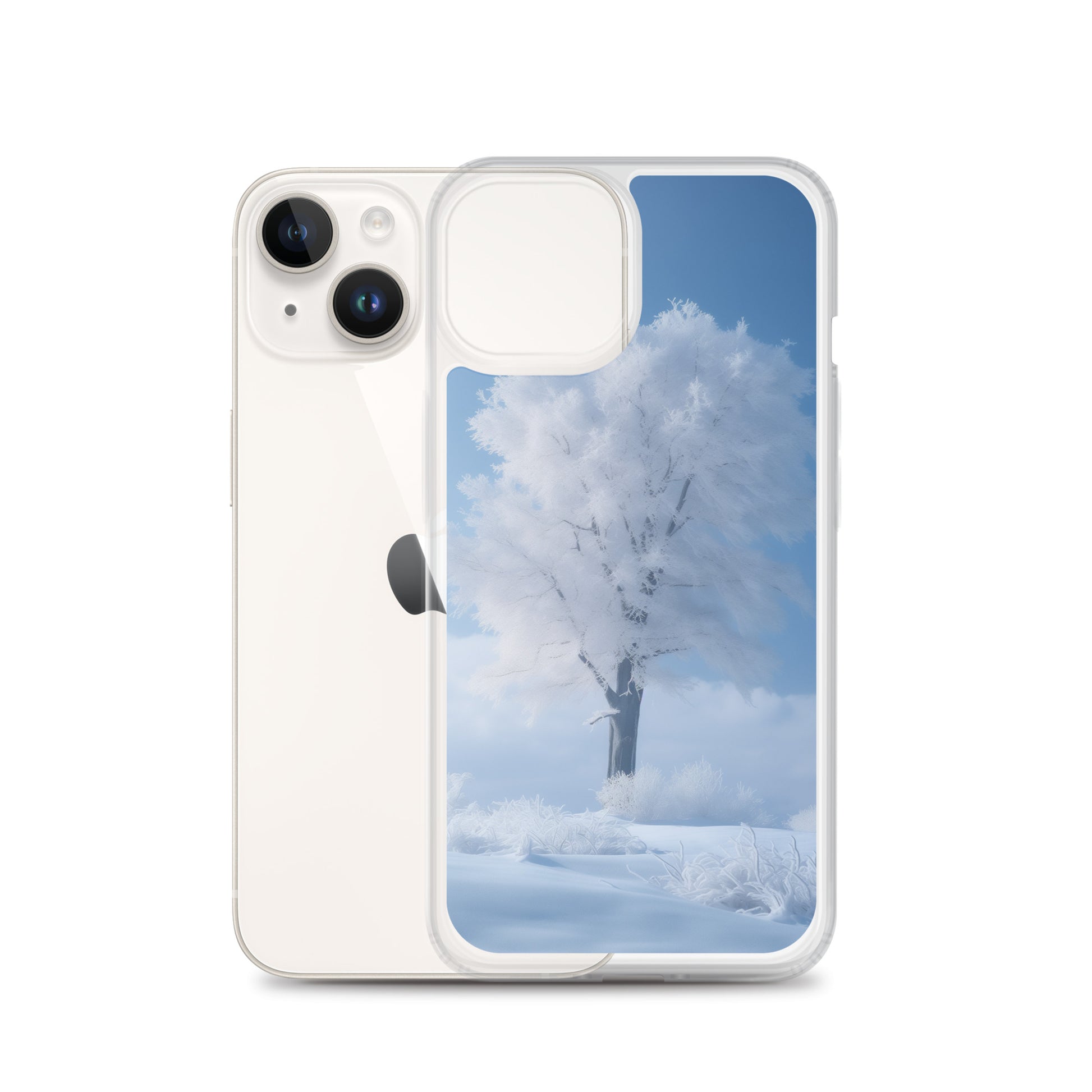 Snow Tree B Clear Case for iPhone®