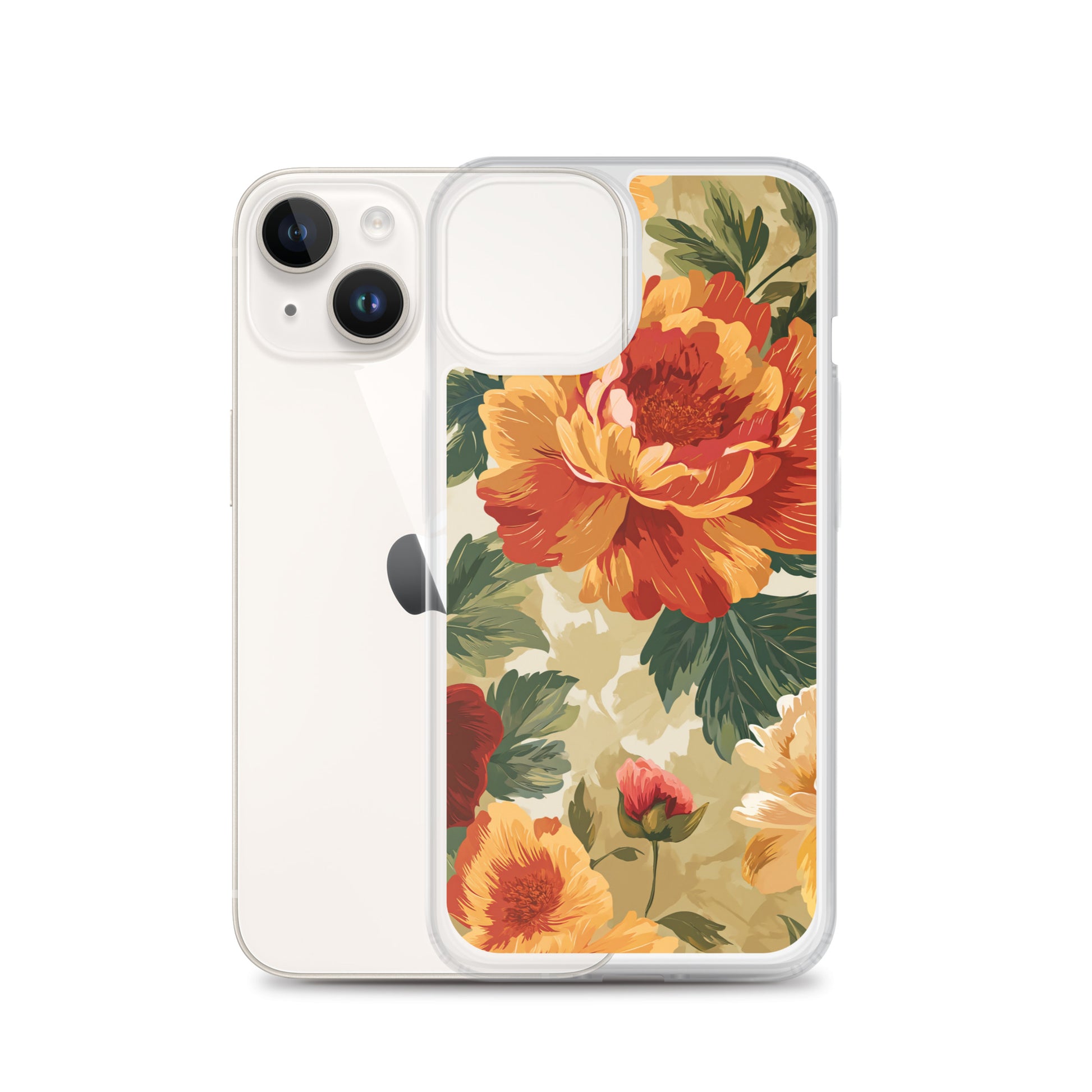 Flower Angel Clear Case for iPhone®