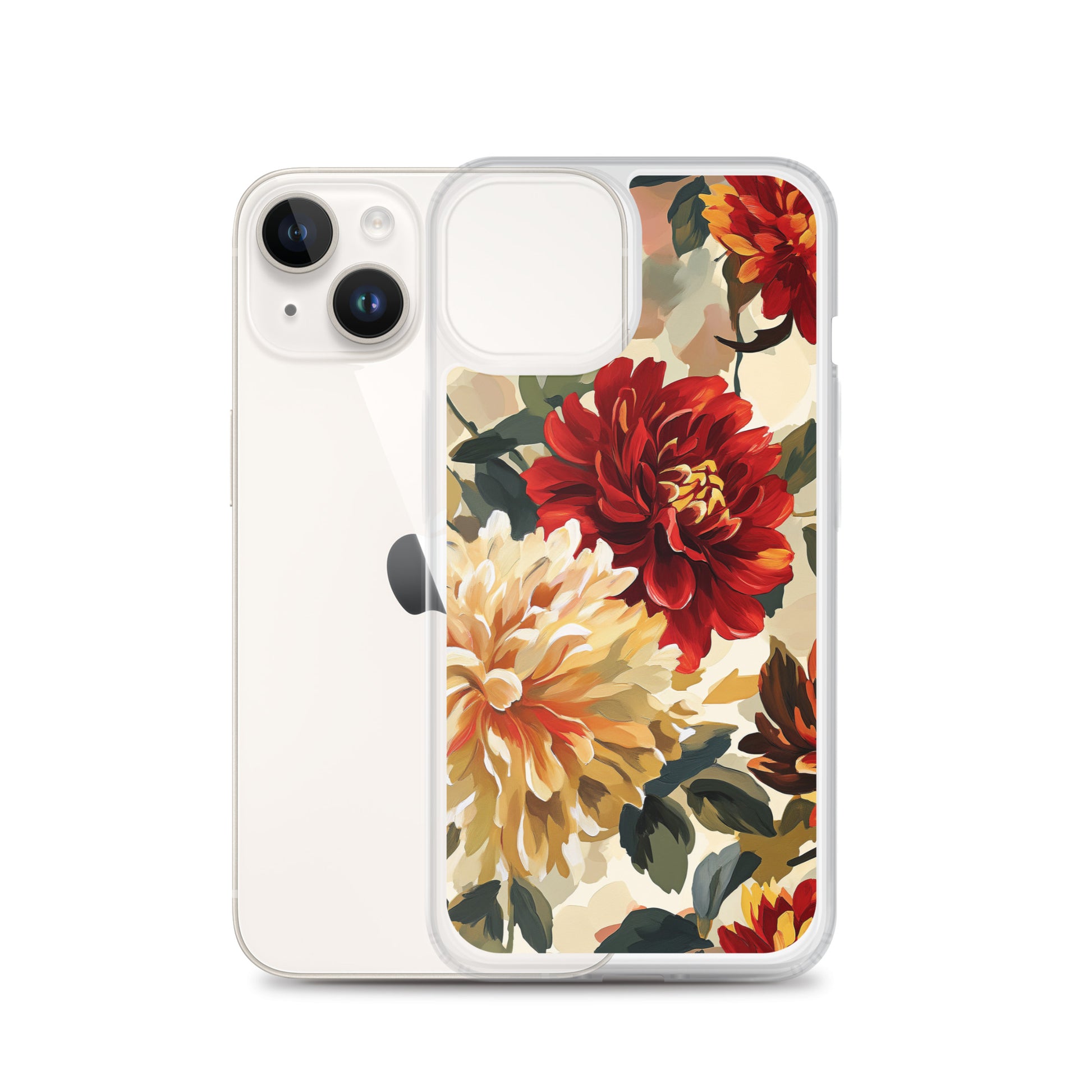 Flower Coral Clear Case for iPhone®